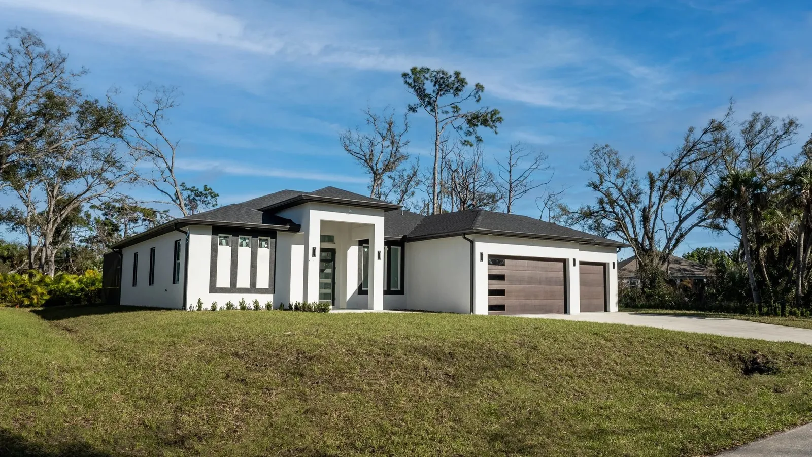 EBM Development custom home exterior in Southwest Florida