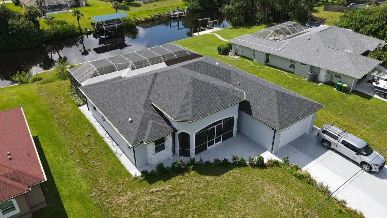 EBM Development custom home exterior in Southwest Florida