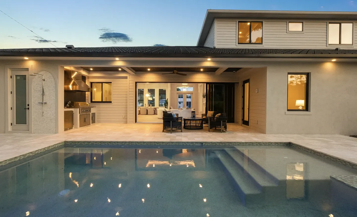 EBM Development custom home exterior in Southwest Florida